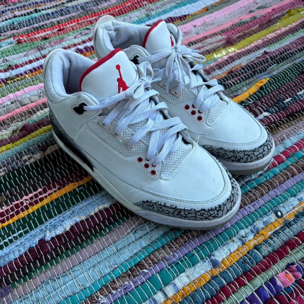 Authentic Jordan 3 white cement